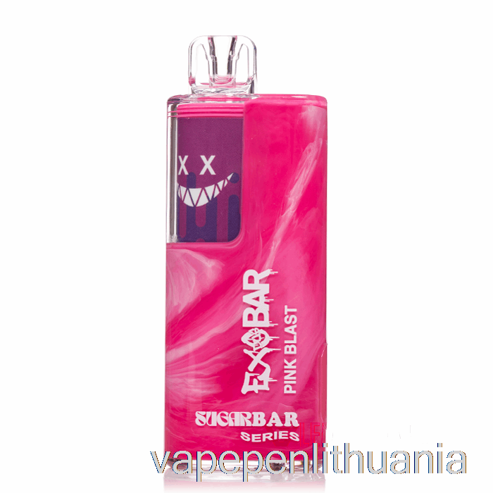 Exobar X Sugar Bar Sb8000 Vienkartinis Rožinis Blast Vape Skystis